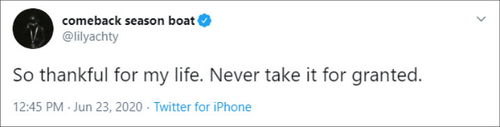 Lil Yachty's Twitter Post