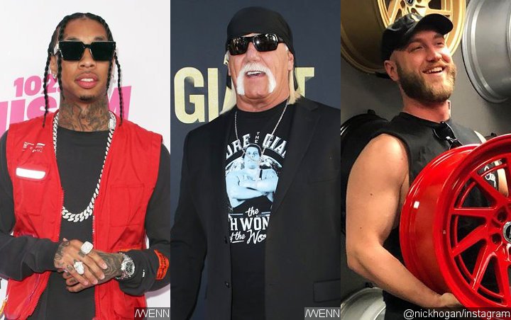 Tyga and Hulk Hogan's Son Beefing After Rapper Slides Into His GF's DM