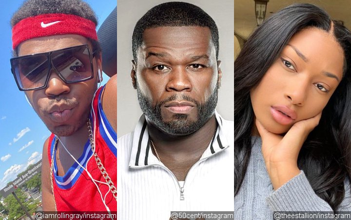 Rapper Rolling Ray Threatens to Run Over 50 Cent for Mocking Megan Thee Stallion