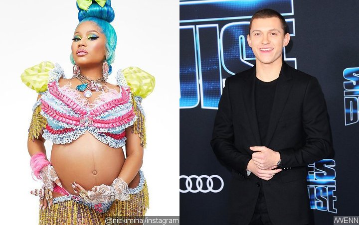 Nicki Minaj Likes Tweet Claiming Tom Holland Is Her Baby Daddy