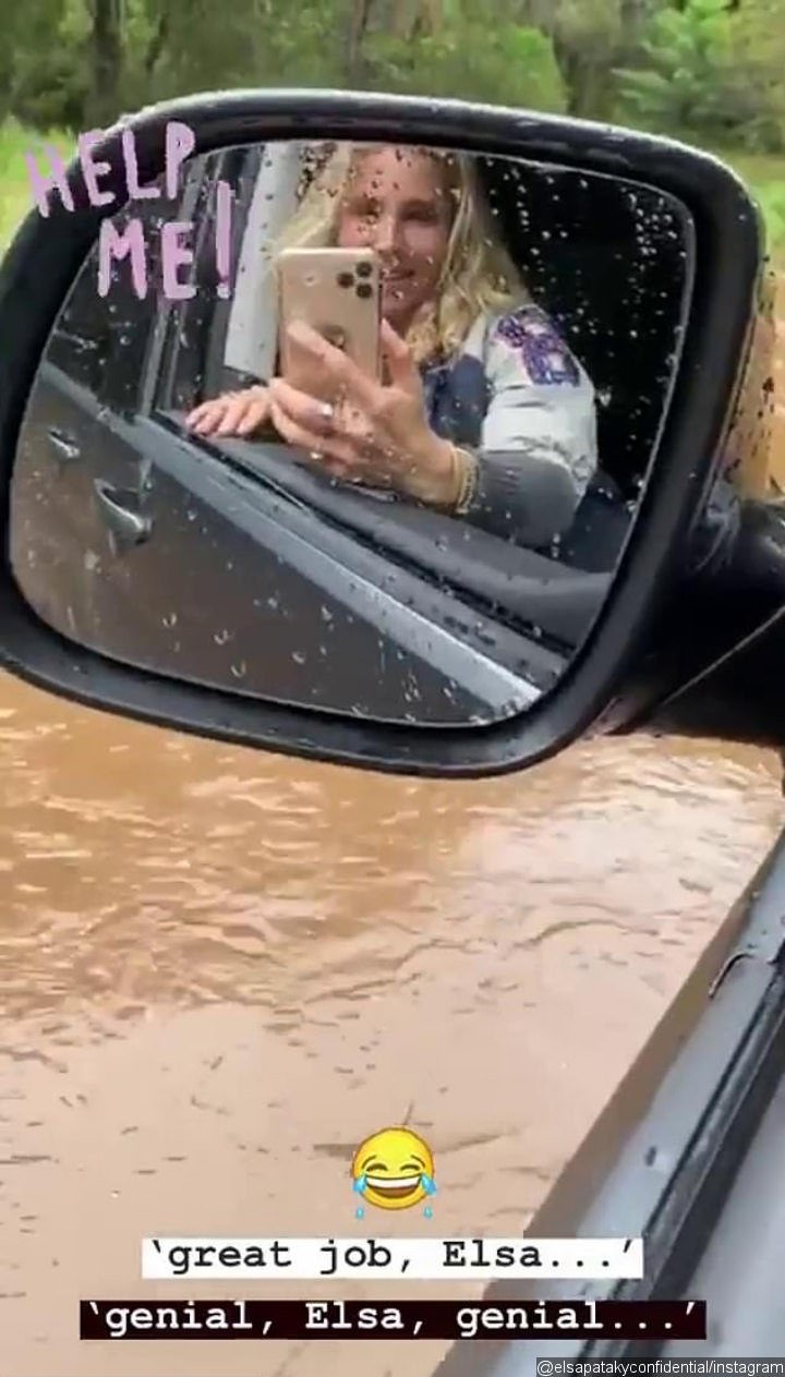 Elsa Pataky's Floodwater Escape