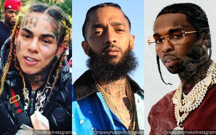 6ix9ine In Hot Water For Dissing Nipsey Hussle Pop Smoke Over Their Deaths