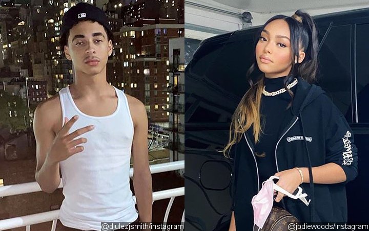 Solange's Son Julez Defends Jordyn Woods' Sister Against Critics of Their Flirty Interaction