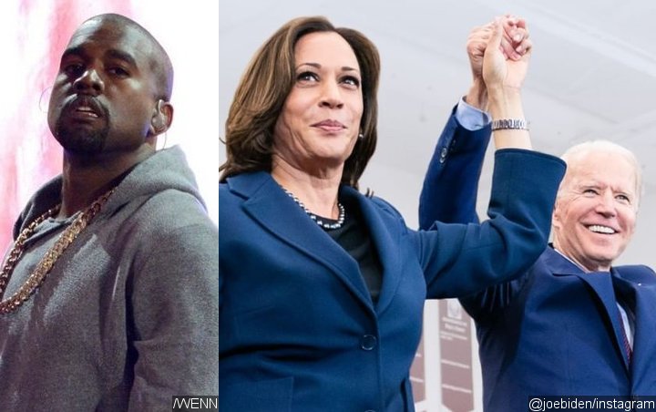 Kanye West Approves of Kamala Harris as Joe Biden's Running Mate