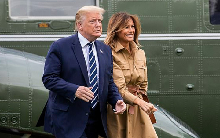 Video: Donald Trump Turned Down Again When Trying to Hold Melania's Hand