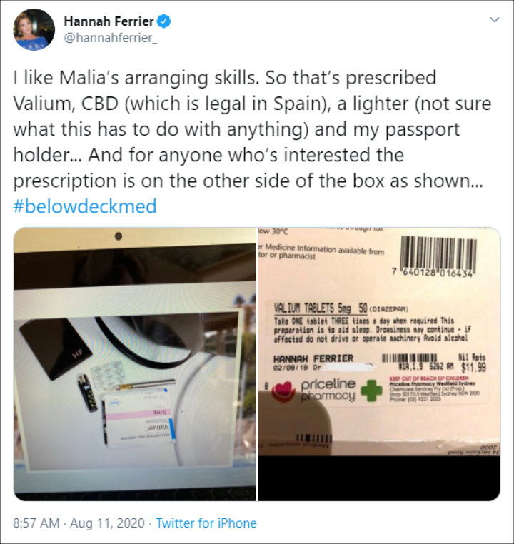 Hannah Ferrier's Tweet