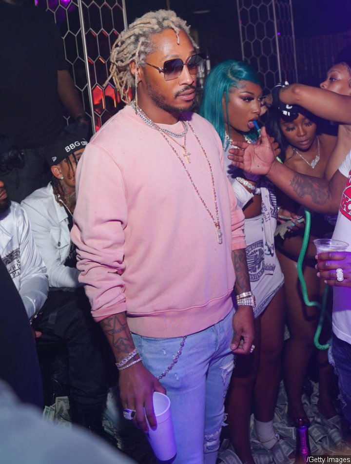 Future and Megan Thee Stallion Partying Together