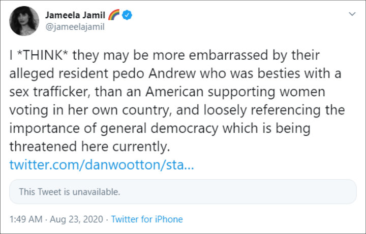  Jameela Jamil Defends Meghan Markle