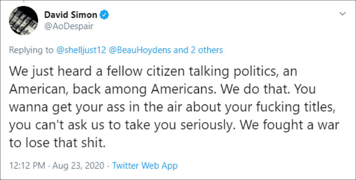 David Simon Defends Meghan Markle