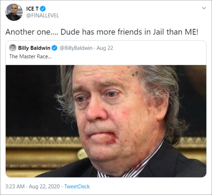 Ice-T's Twitter Post