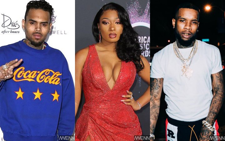 Chris Brown Urges People to Leave Him Out of Megan Thee Stallion and Tory Lanez's Drama