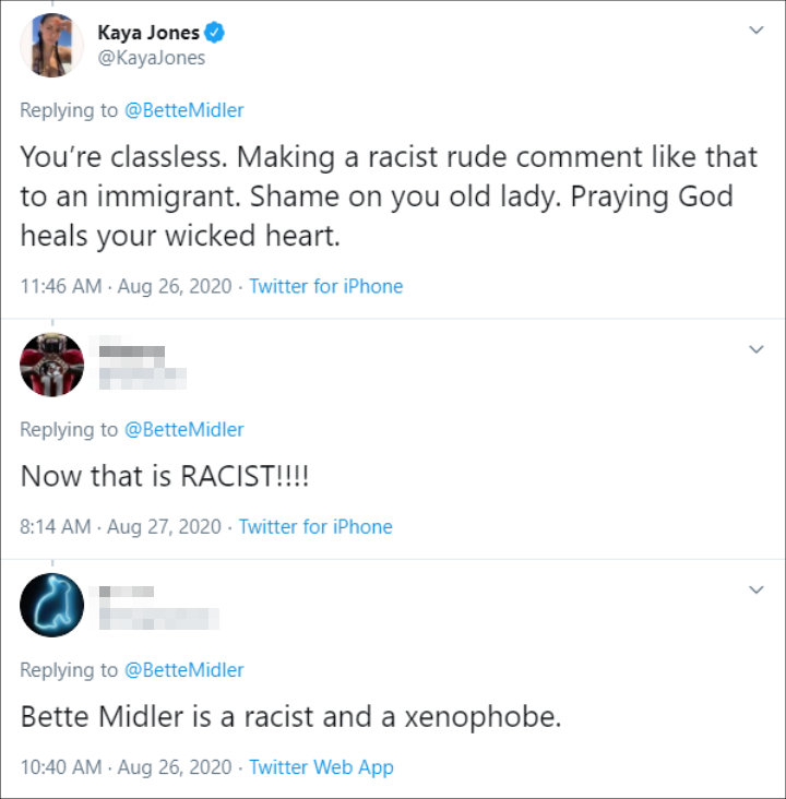 Bette Midler's Tweet