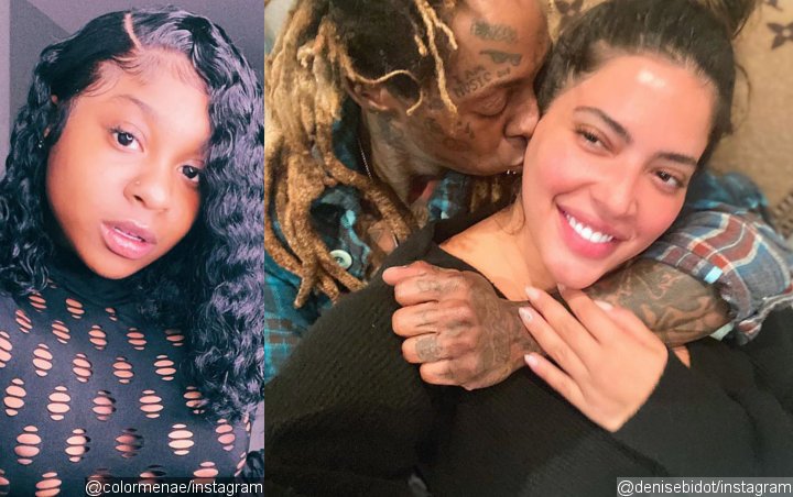 Lil Wayne's Daughter Isn't Here for Rapper Kissing Girlfriend Denise Bidot in New Photo