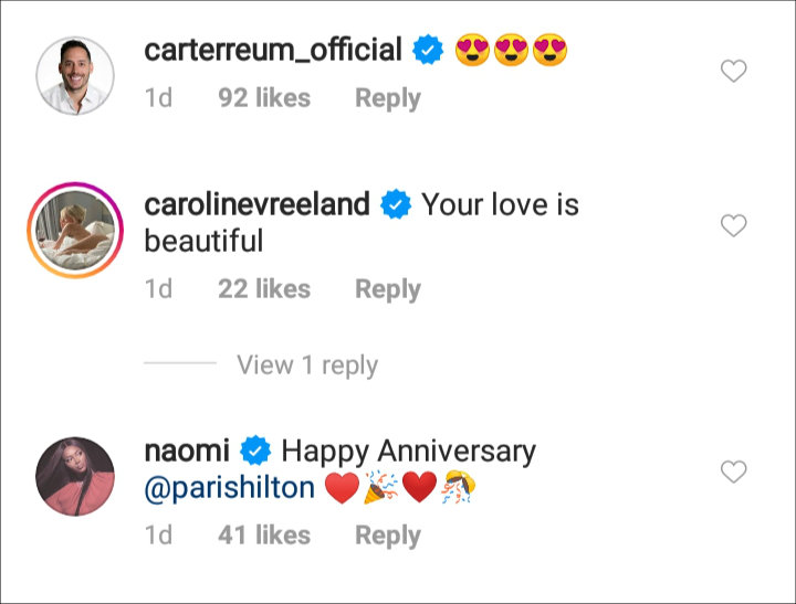  Paris Hilton's IG Post