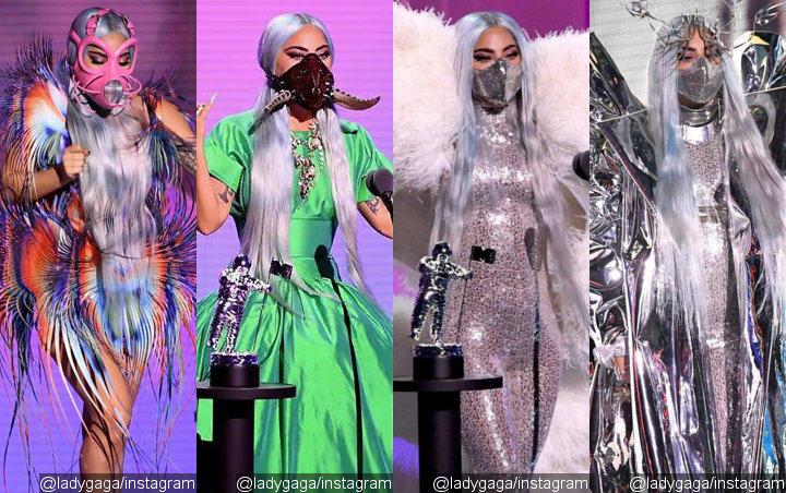 MTV VMAs 2020: Lady GaGa Highlights Importance of COVID-19 Face Mask With Variety of Looks  