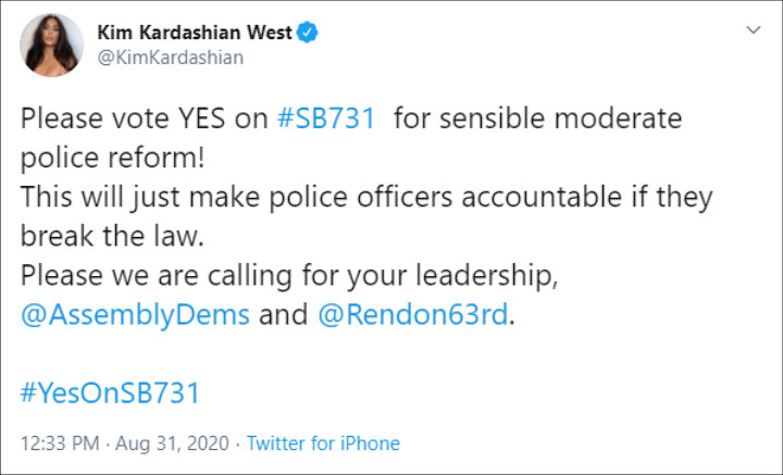 Kim Kardashian's Twitter Post 02