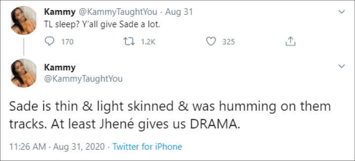 A Twitter user attacked Sade Adu
