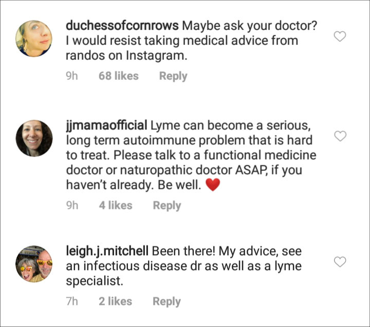 Amy Schumer's IG Post