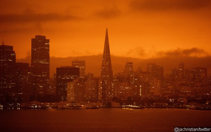 Stunning View of San Francisco's Orange Sky Likened to Apocalypse and Mars