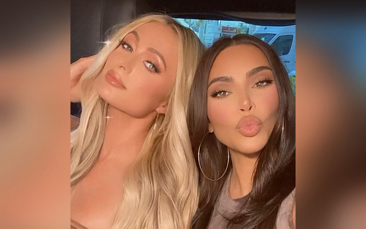 Kim Kardashian Looks Unbothered by Kanye West's Latest Rant as She Hangs Out With Paris Hilton 