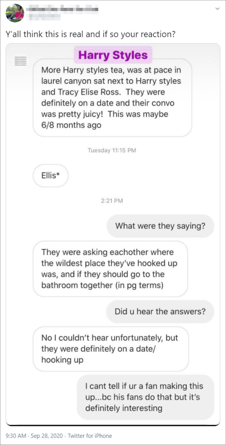 New Couple Alert? Harry Styles and Tracee Ellis Ross Reportedly Spotted