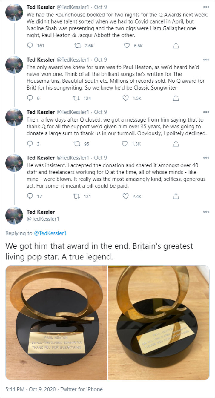 Ted Kessler's Twitter Posts
