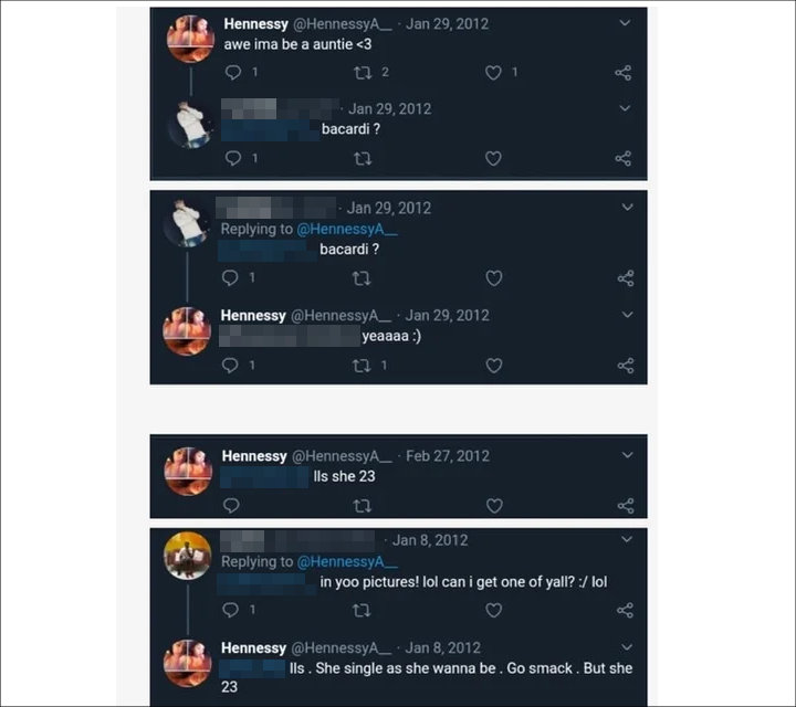 Hennessey's Alleged Old Tweets