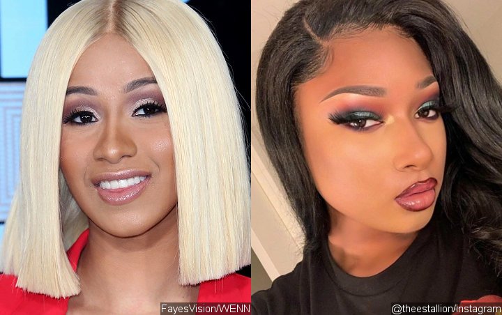 Report: Cardi B and Megan Thee Stallion in 'Each Other's Faces' at Birthday Party