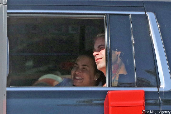 Demi Lovato and Mod Sun's Car Ride