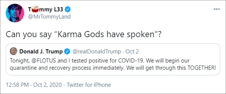 Tommy Lee's Tweet