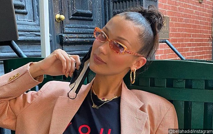 Bella Hadid Playfully Recreates Lizzie McGuire's Music Video While on the Beach