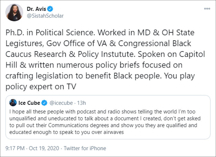 Ice Cube's Tweet