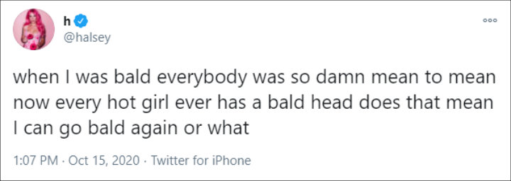 Halsey's Tweet