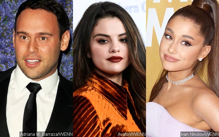Scooter Braun Appears To Shade Selena Gomez After Ariana Grande Releases Positions Beauty In The Fridge