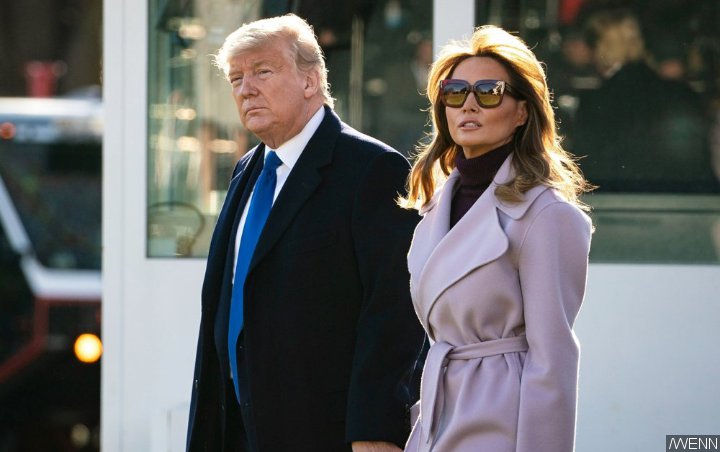 Melania Trump Sparks Body Double Theory After Being Seen Smiling With Donald Trump