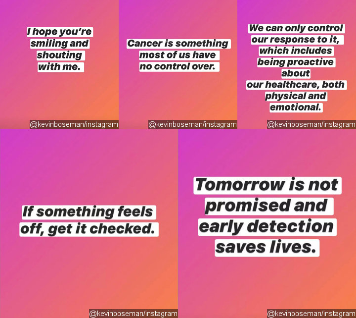 Kevin Boseman's IG Story