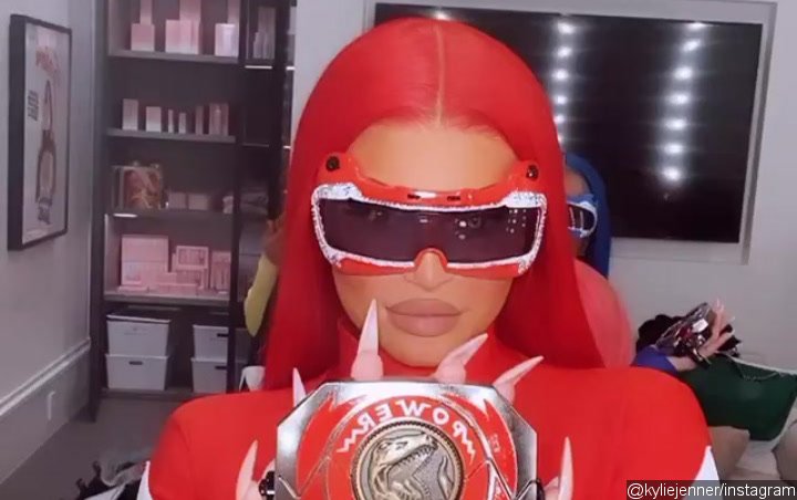 Kylie Jenner Channels Inner Superhero for Halloween: 'Go Go Power Rangers'