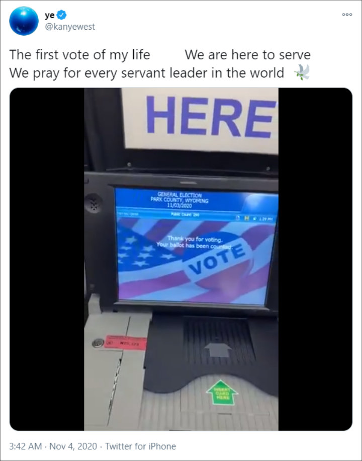 Kanye West's Tweet