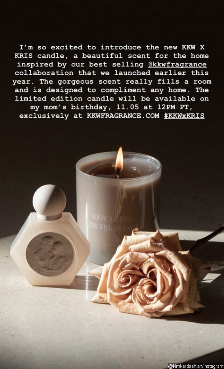 Kim Kardashian Honors Kris Jenner With Launch of Namesake Candle