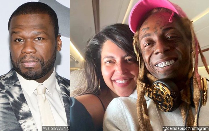 50 Cent Believes Denise Bidot Is 'Dumped' by Lil Wayne Amid Breakup Reports