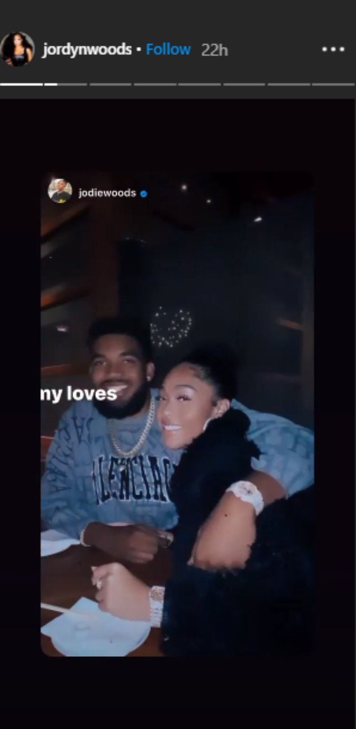 Jordyn Woods' IG Story