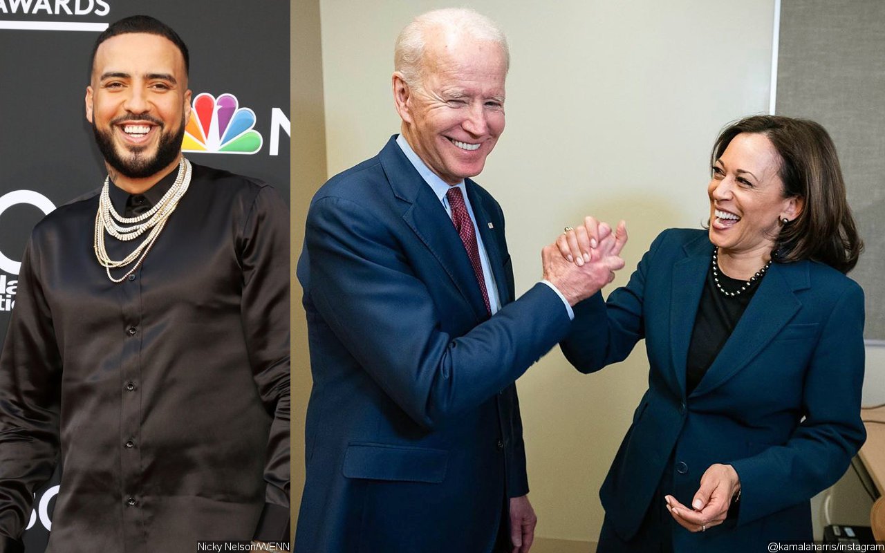 French Montana Treated to Joe Biden-Kamala Harris Cake at 36th Birthday Celebration