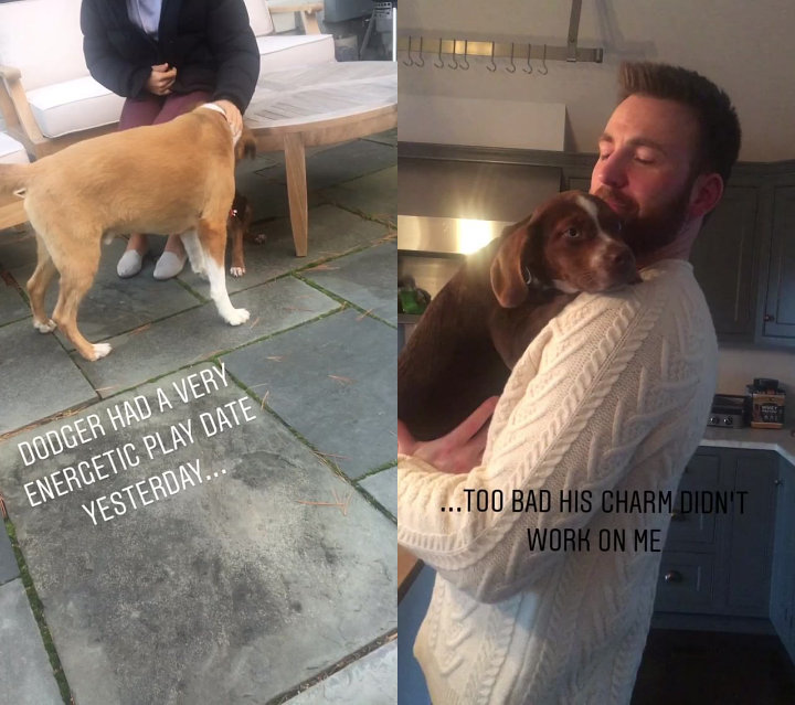 Chris Evans' IG Story