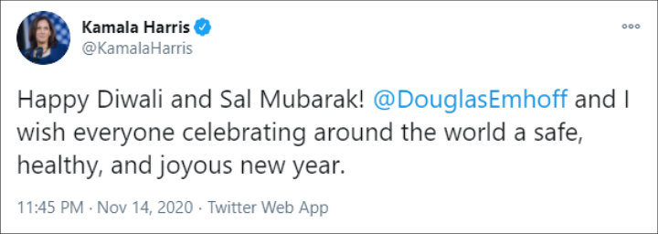 Kamala Harris' Tweet