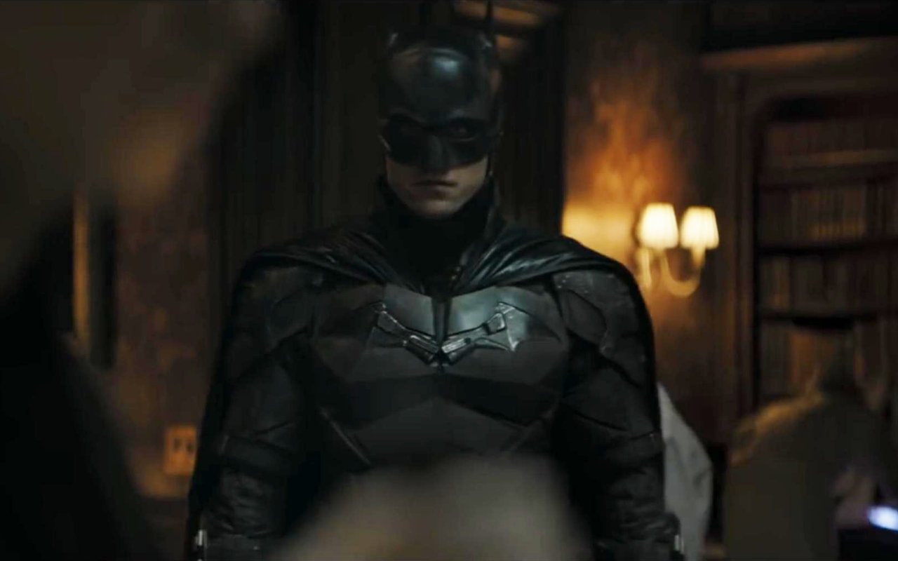 the batman on set