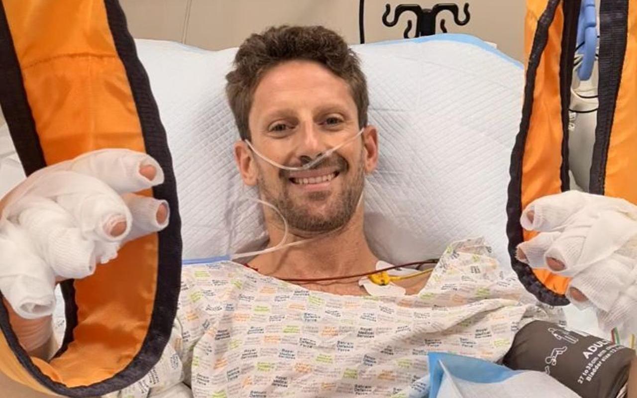 F1 Driver Romain Grosjean Hospitalized Following Car Crash at Bahrain