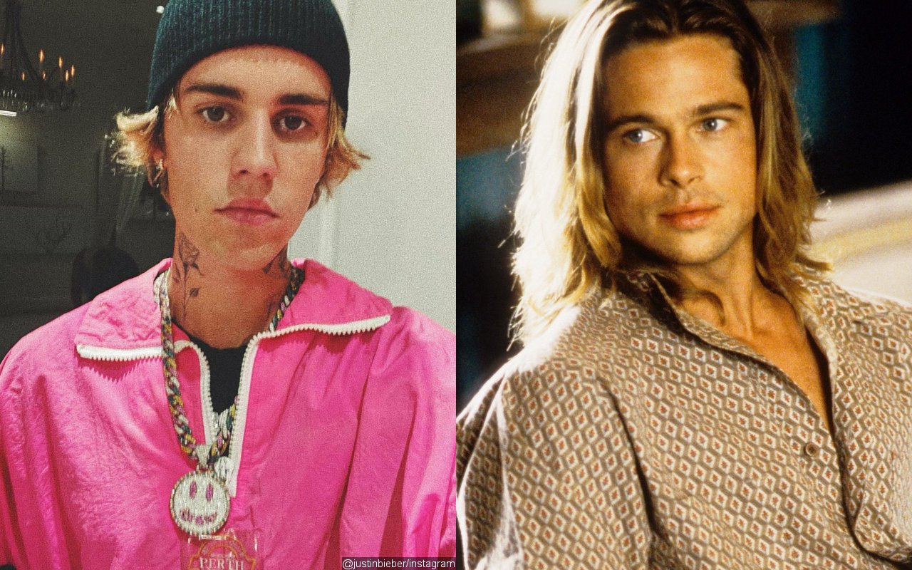 Justin Bieber Jokingly Says He Wants to Look Like Brad Pitt's 'Legends of the Fall' Character