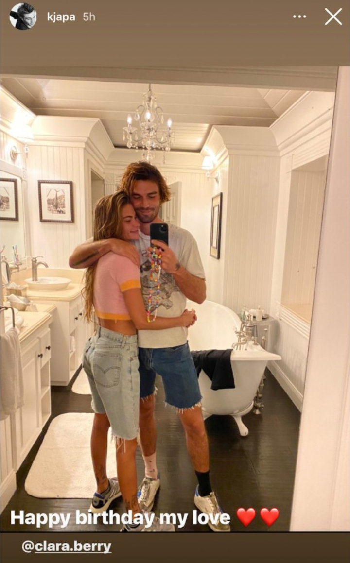 KJ Apa's IG Story