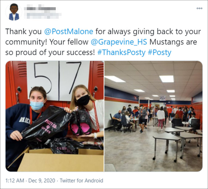 Alex Fingers' Tweet