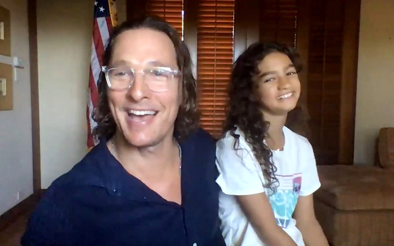 Pics of matthew mcconaughey and wife and kids | Query